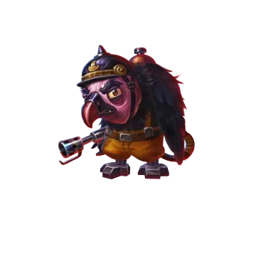 Pirots 4 Fire Minion-fjende i Inferno-verdenen