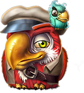 Captain Redfeather (rød)