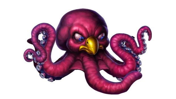 Kraken, havuhyret der hænger over spillepladen i Pirots 5