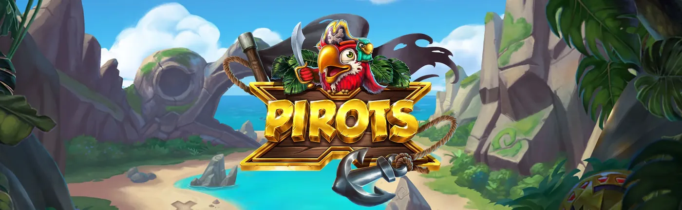 Pirots X kampagnebanner med pirattema